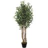 Árvore Artificial Oliveira com Tronco Natural 1,20m | Folhagem e Frutos Realistas Formosinha - 1