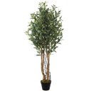 Ver imagem 1 de Árvore Artificial Oliveira com Tronco Natural 1,20m | Folhagem e Frutos Realistas Formosinha