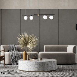 Pendente Bambu 4xG9 23x98cm | Bella HL017LW - 3 Pendente Bambu 4xG9 23x98cm | Bella HL017LW - 3