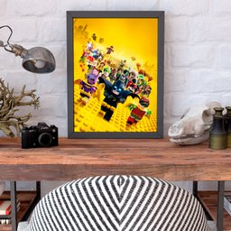 Quadro Moderno Lego Herois Dc Presente Filho Quarto Sala - 4