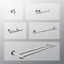 Ver imagem 1 de Kit Acessórios Para Banheiros 5 Peças Inox - Kromus Kitrd5a