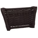 Ver imagem 4 de Kit 2 Banquetas Altas Preta com Encosto Junco Argila Assento Preto