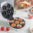 Ver imagem 6 de Máquina Donuts Rosquinhas 7 Furos Confeitaria Lanchonete Festas Branco 110v