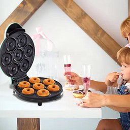 Máquina Donuts Rosquinhas 7 Furos Confeitaria Lanchonete Festas Branco 110v - 4