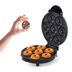Máquina Donuts Rosquinhas 7 Furos Confeitaria Lanchonete Festas Branco 110v - 8