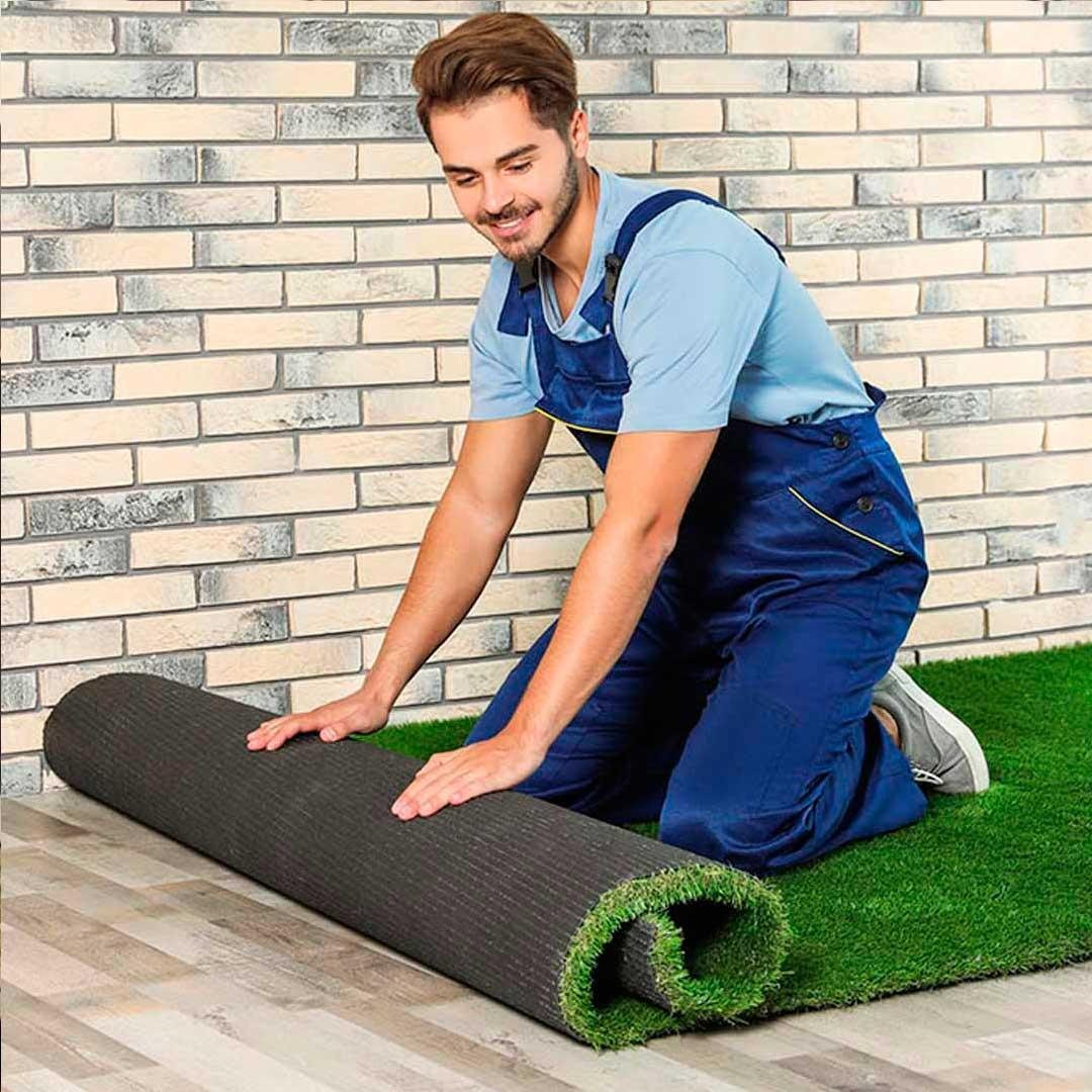 Grama Sintética Garden Grass Premium 15mm 2,00x7,00m - 14m2 - 4