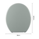 Ver imagem 2 de Assento Sanitário Plástico Astra Tpj-as Anatômico Verde