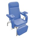 Ver imagem 1 de Poltrona Reclinável para Coleta e Hemodiálise Comfort Azul Céu