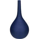 Ver imagem 1 de Vaso Decorativo Enfiete Casa Aparador Garrafa Home&co Cerâmica 29x15x15cm Azul Navy