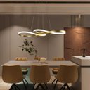 Ver imagem 3 de Pendente Infinity Led Dourado 40w 3 em 1 3000k 4000k 6000k 3240lm Bivolt