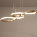 Ver imagem 2 de Pendente Infinity Led Dourado 40w 3 em 1 3000k 4000k 6000k 3240lm Bivolt