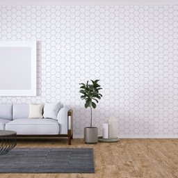 Papel De Parede Geométrico Hexagonal - Colmeia - 1