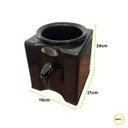 Ver imagem 3 de Base Fixa com Torneira para Galão de Água até 20 Litros Preto