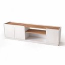 Ver imagem 4 de Rack para TV até 75 Polegadas Moscou 180cm 3 Portas e Nicho Byhouse