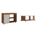 Ver imagem 2 de Kit 2 Peças Sala de Estar Completa com Mesa de Centro e Rack Sampa