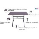 Ver imagem 5 de Mesa Moema 1,20x70 para Sorveteria Restaurante Ecomhome