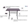 Mesa Moema 1,20x70 para Sorveteria Restaurante Ecomhome - 5
