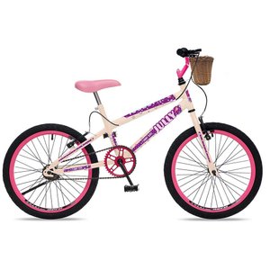 Bicicleta Infantil Feminina Aro 20 Colli Jully com Cesto