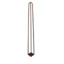 Ver imagem 4 de Kit 2 Pés de Metal 60 Cm Legs Mesa de Canto Aparador Bronze
