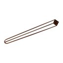 Ver imagem 6 de Kit 2 Pés de Metal 60 Cm Legs Mesa de Canto Aparador Bronze