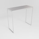 Ver imagem 1 de Bancada Cozinha Balcão Gourmet Branco 120cm Tampo Branco