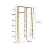 Estante 116x23x221 Branca 6 Prat. 33cm - 2