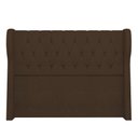Ver imagem 6 de Cabeceira Casal Queen Cama Box 160cm Malva I02 Bouclê Marrom - Mpozenato
