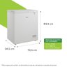 Freezer Horizontal Consul 142 Litros Cha14ab - 7