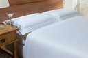 Ver imagem 1 de Jogo de Cama Queen Algodão 1000 Fios 04 Peças Branco Niazitex