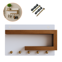 Ver imagem 1 de Porta Chave de Parede Organizador com Prateleira MDF
