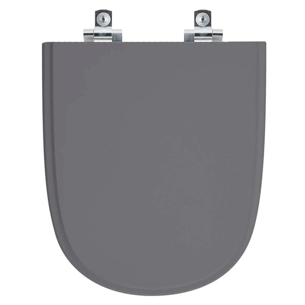 Assento Sanitário Soft Close Ezedra Cinza Quartzo para Vaso Ideal Standard - 1