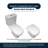 Assento Sanitário Soft Close Ezedra Cinza Quartzo para Vaso Ideal Standard - 4