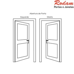Porta Pivotante Concept 10 Padrão Imbuia 102x210cm - RD3042 - RODAM - 2