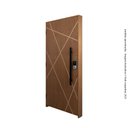 Ver imagem 4 de Porta Agatha 110x210 Fechadura Digital YDF40A Preto Lado Esquerdo
