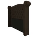 Ver imagem 2 de Cabeceira Estofada Veneza 195 cm King Size Corano Marrom - Doce Sonho Móveis
