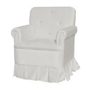 Ver imagem 3 de Poltrona Amamentação com Puff Laura Suede Bege - Lm Decor
