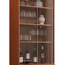 Ver imagem 4 de Cristaleira com 4 Portas e 3 Prateleiras Joile Freijó/off White - Mabe Magazine