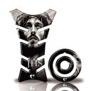 Ver imagem 1 de Kit Protetor Tanque Adesivo Moto Yamaha Factor 125/150 até Ano 2016 Cristo Jesus