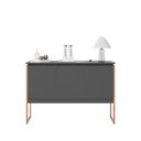 Ver imagem 4 de Buffet Aparador Industrial para Sala Dakar Preto Cobre