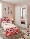 Ver imagem 1 de Kit Quarto Completo Guarda Roupa + Mini Cama Minnie Infantil