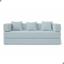 Ver imagem 3 de Sofá Bouclé 3 Lugares Moderno Claro Minimalista Elegante Sala Estilo Moderno Organico Industrial