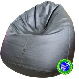 Puff Gota (vazio) Executive Luxo Fino Acabamento Metalizado Home Office (sem Enchimento) Uso Sala Qu - 1