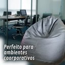 Ver imagem 6 de Puff Gota (vazio) Executive Luxo Fino Acabamento Metalizado Home Office (sem Enchimento) Uso Sala Qu
