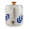 Chaleira Elétrica em Porcelana Elegance Azul e Branca 127v 1 Litro - 2