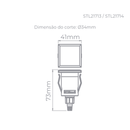 1,5W WAY SIDE BALIZADOR DE SOLO 2 FACHO IP67 3000K STL2171430 STELLA - 3
