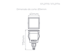 Ver imagem 3 de 1,5W WAY SIDE BALIZADOR DE SOLO 2 FACHO IP67 3000K STL2171430 STELLA