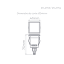Ver imagem 3 de 1,5W WAY SIDE BALIZADOR DE SOLO 2 FACHO IP67 3000K STL2171430 STELLA