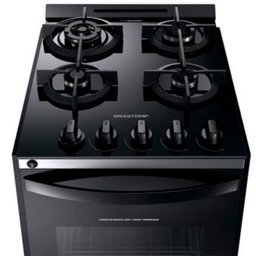 Fogão de Embutir Brastemp 4 Queimadores Bivolt BYO4XAE Preto Com Mesa de Vidro Dupla Chama BYO4XAEUN - 5