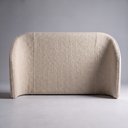 Ver imagem 7 de Cabeceira Estofada Alure para Cama Casal de 140cm Orgânica Curva Bouclê Bege - Desk Design