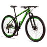 Bicicleta Vega Aro 29 Quadro 15 Alumínio 27v Shimano Altus Freio Mecânico Preto Verde - Spaceline - 1
